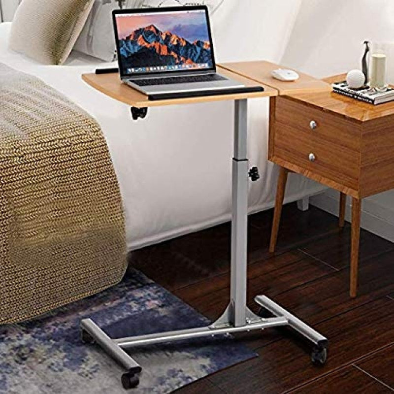 Adjustable Laptop Desk with Stand Holder and Wheels